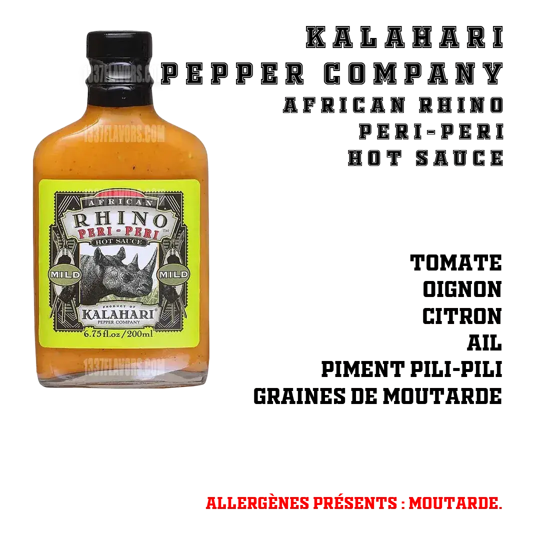 African Rhino - Peri-Peri Hot Sauce 1337 Flavors