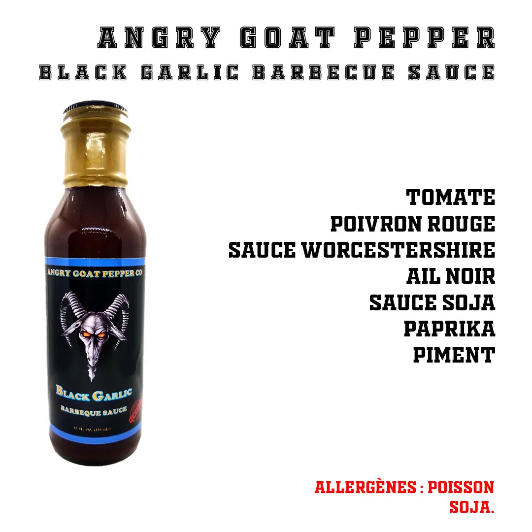 Angry Goat Pepper Co - Black Garlic Barbecue Sauce Angry Goat Pepper Co