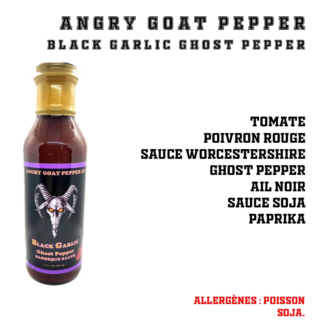Angry Goat Pepper Co - Black Garlic Ghost Pepper Angry Goat Pepper Co