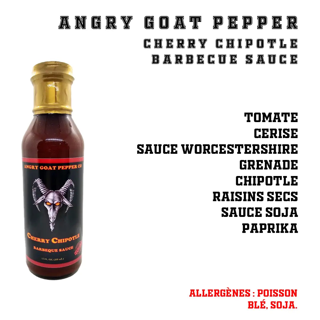 Angry Goat Pepper Co - Cherry Chipotle Barbecue Sauce Angry Goat Pepper Co