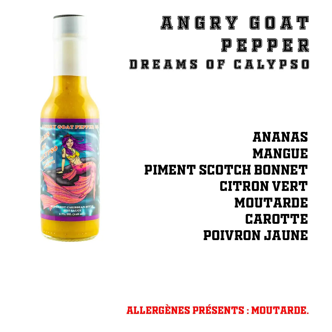 Angry Goat Pepper Co - Dreams of Calypso HOT ONES Angry Goat Pepper Co