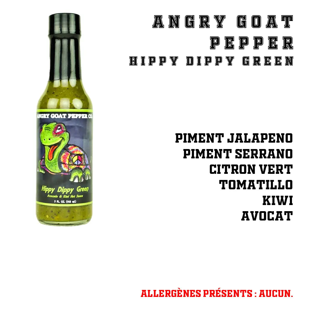 Angry Goat Pepper Co - Hippy Dippy Green Angry Goat Pepper Co