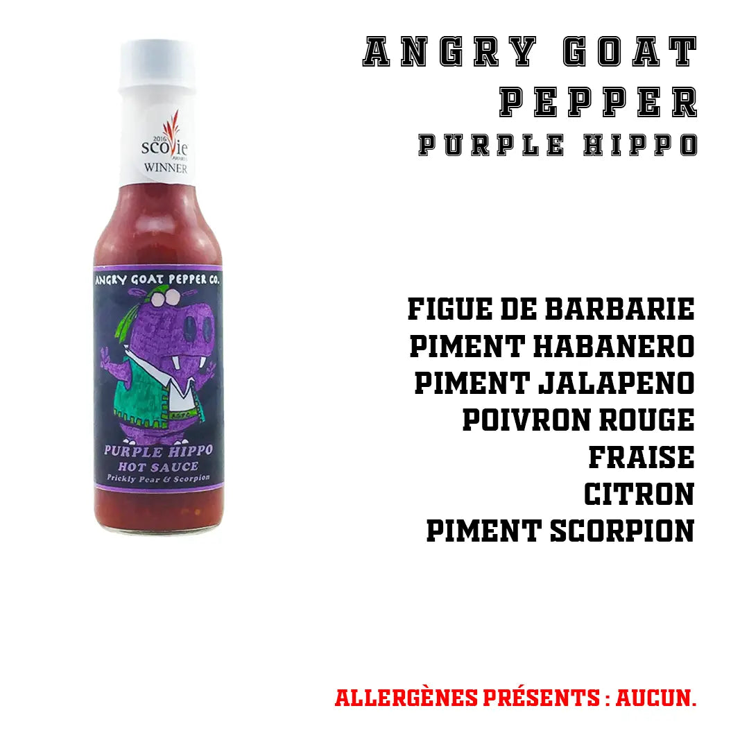 Angry Goat Pepper Co - Purple Hippo Angry Goat Pepper Co