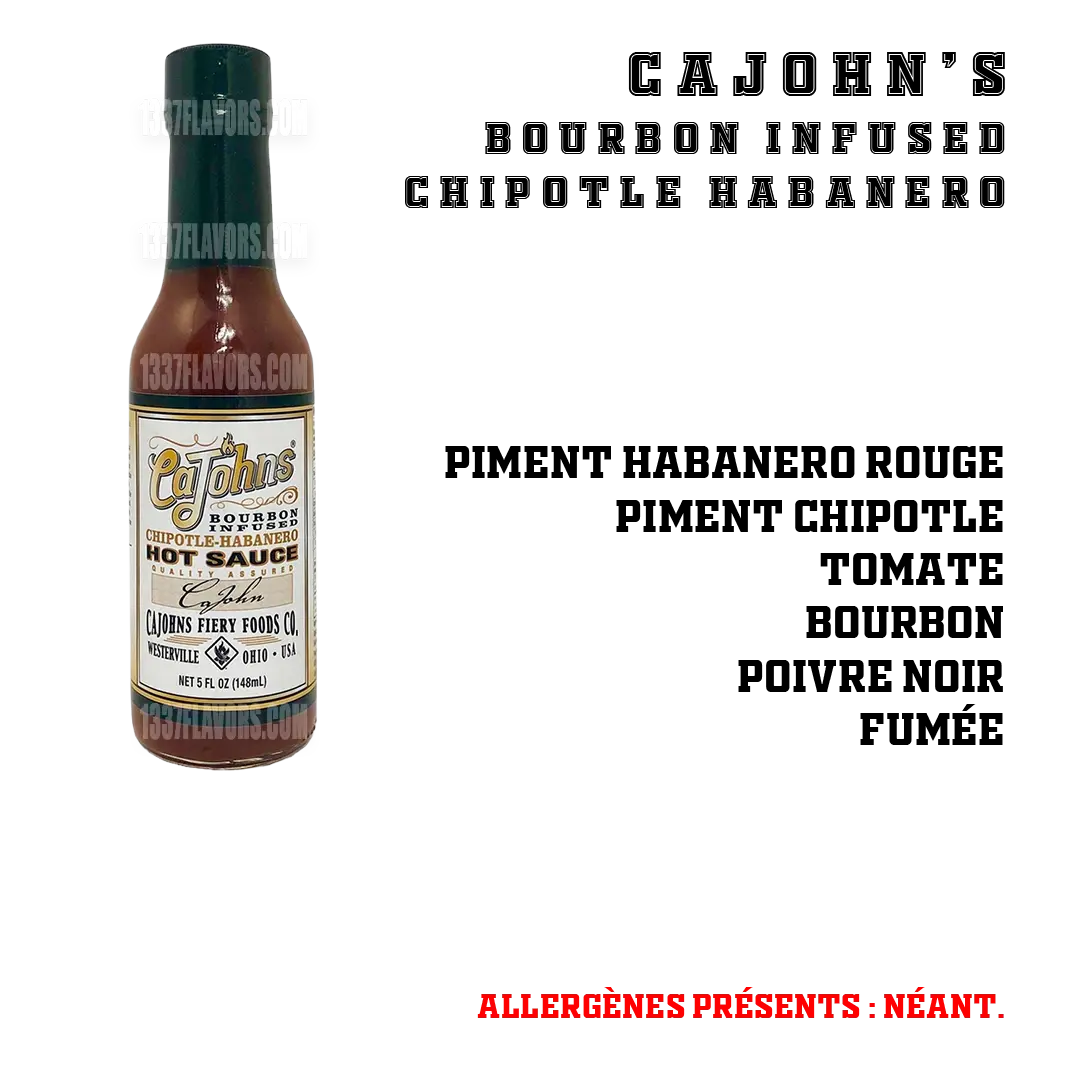 CaJohn's - Bourbon Infused Chipotle Habanero Cajohn's