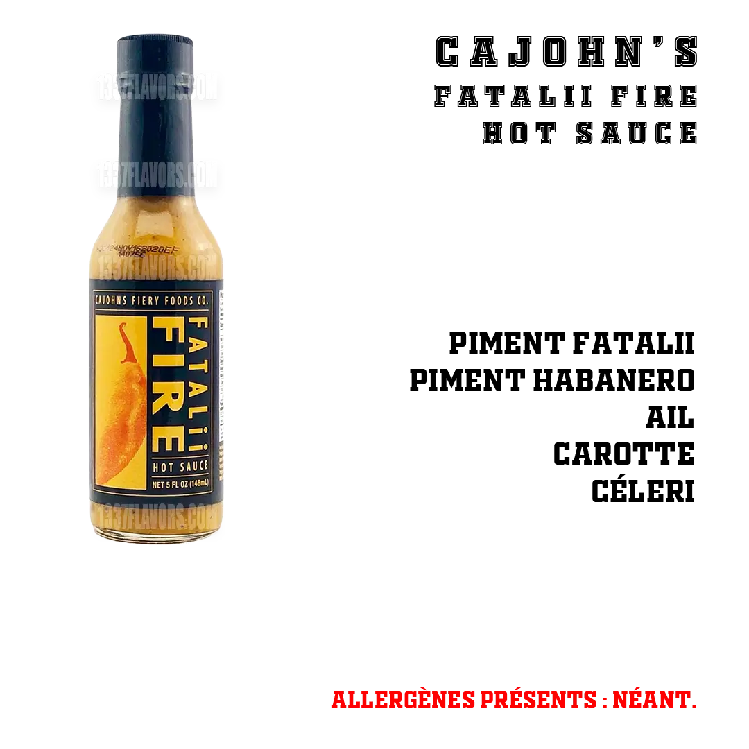 CaJohn's - Fatalii Fire Hot Sauce Cajohn's