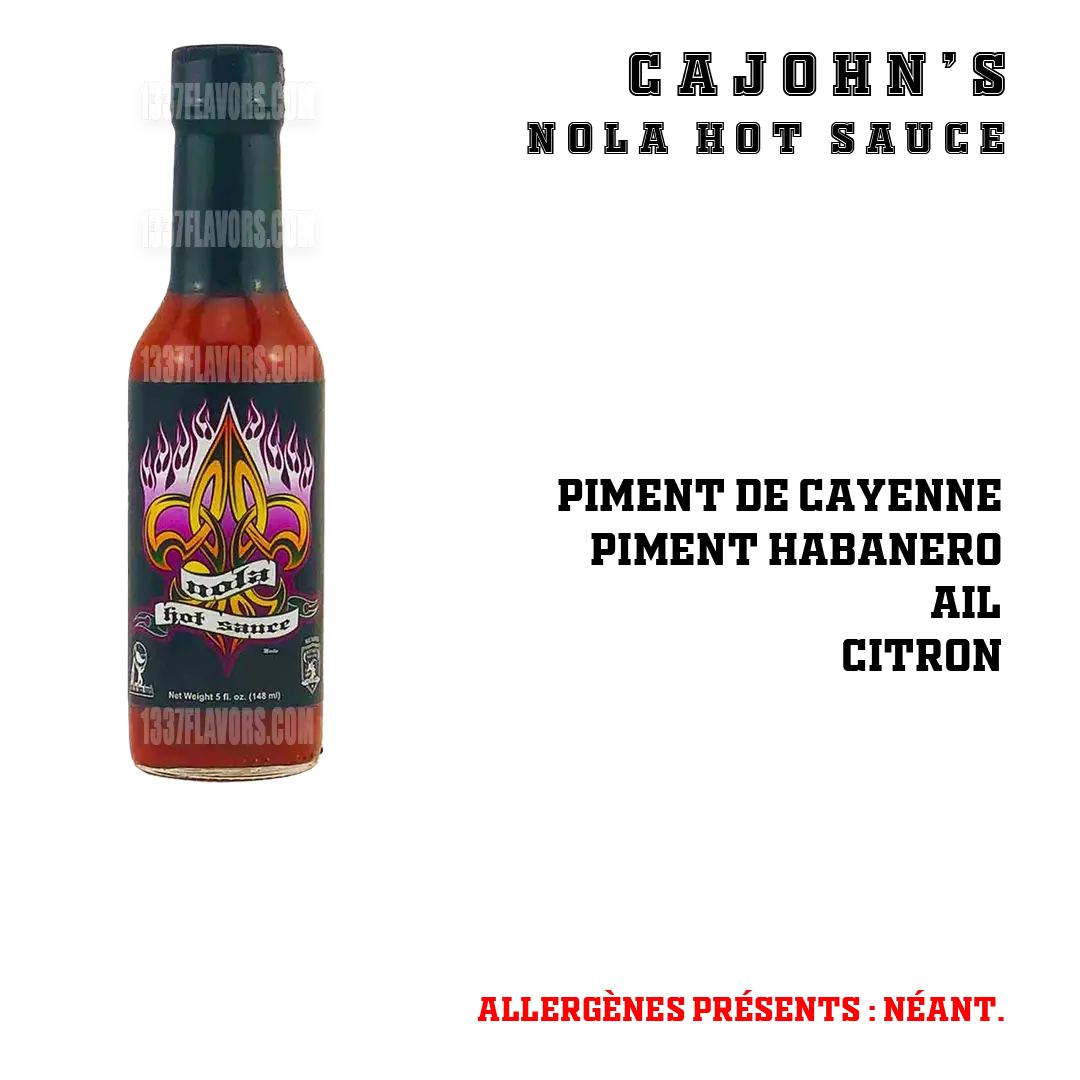 CaJohn's - NOLA Hot Sauce Cajohn's