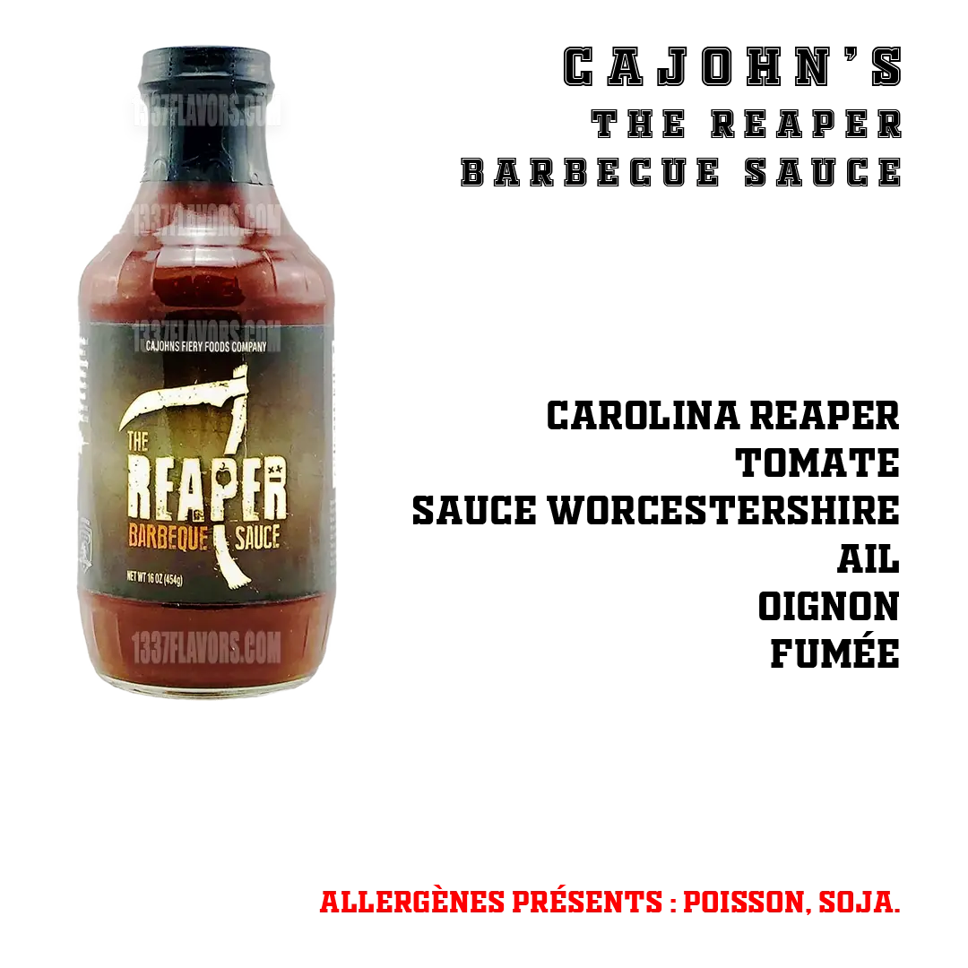 CaJohn's - The Reaper Barbecue Sauce Cajohn's