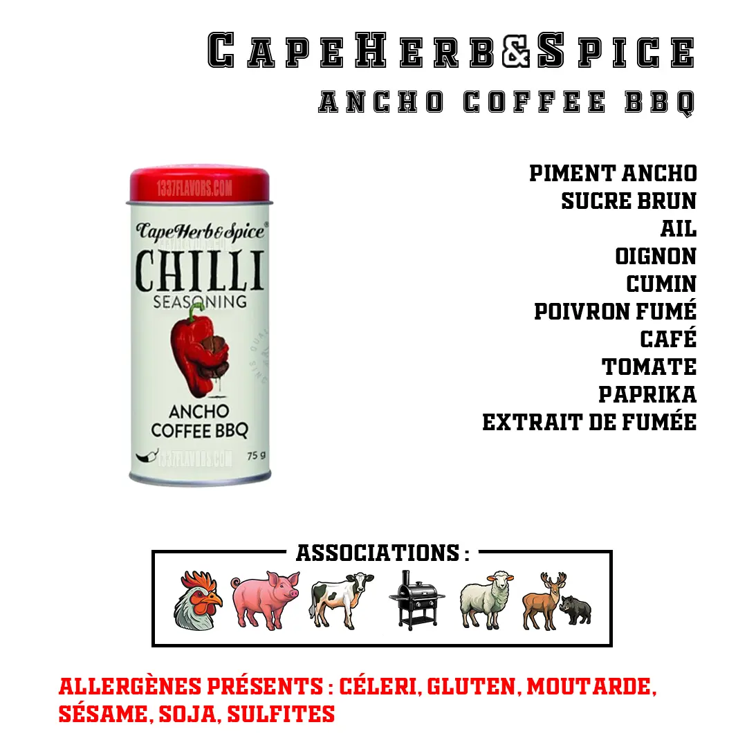 CapeHerb&Spice - Ancho Coffee BBQ CapeHerb&Spice