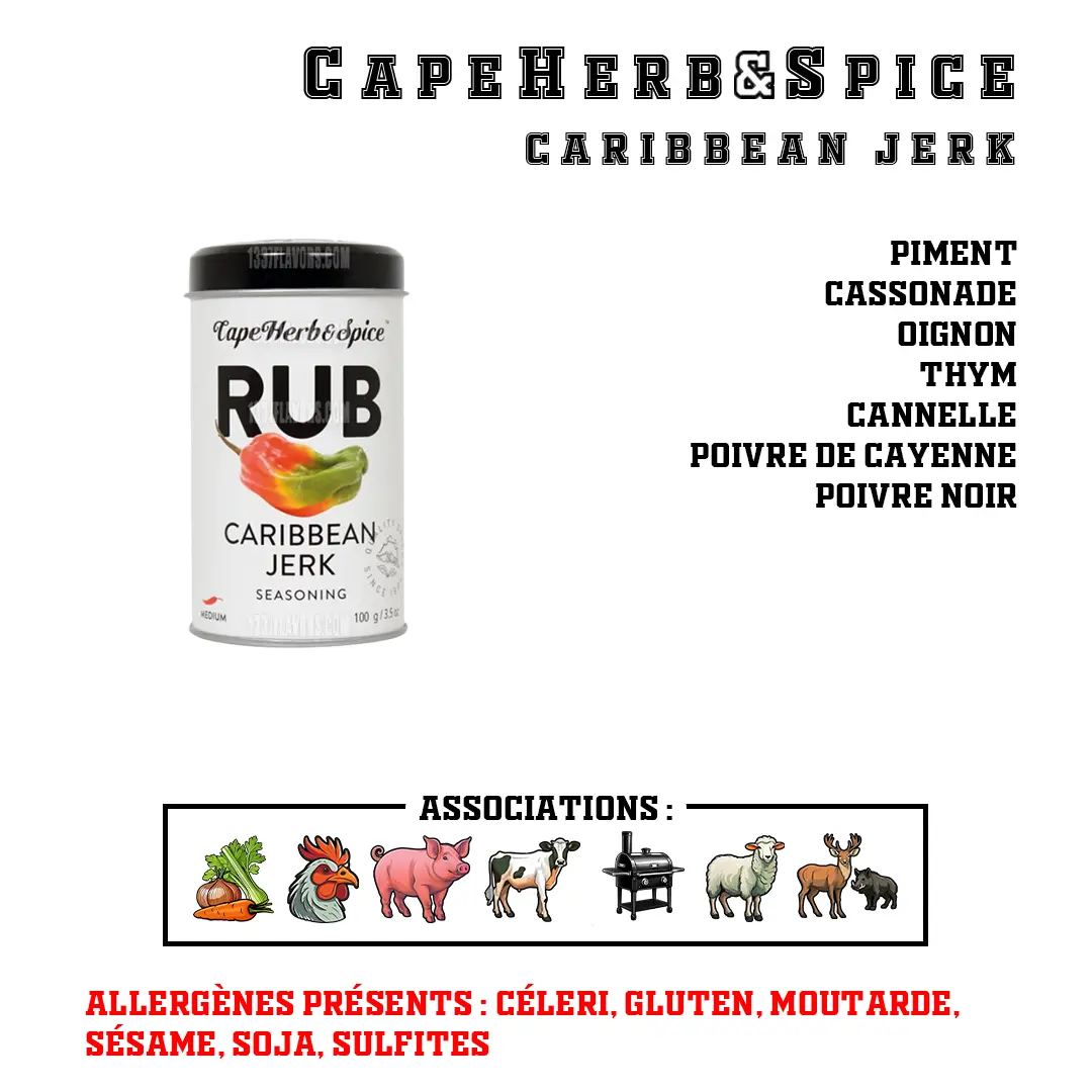 CapeHerb&Spice - RUB Caribbean Jerk CapeHerb&Spice