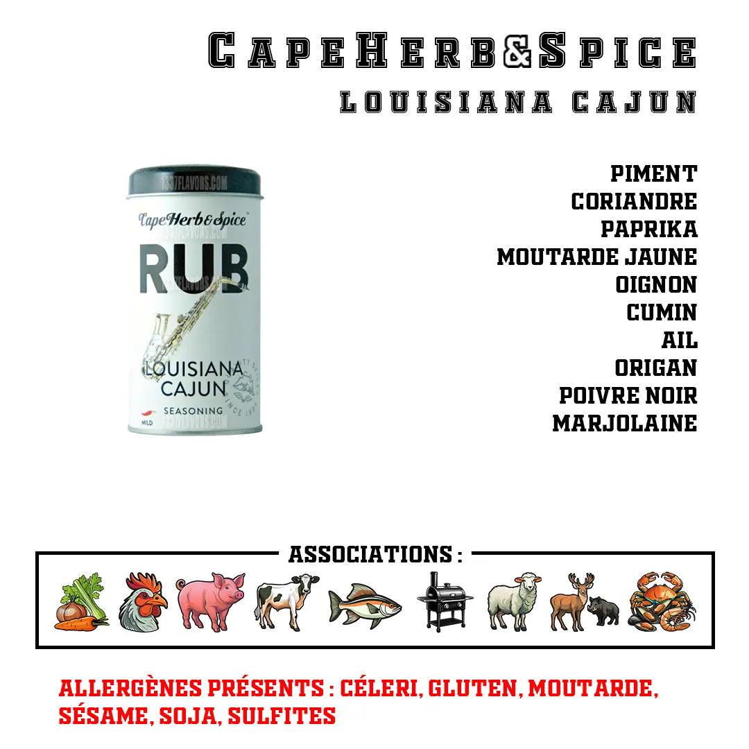 CapeHerb&Spice - RUB Louisiana Cajun CapeHerb&Spice