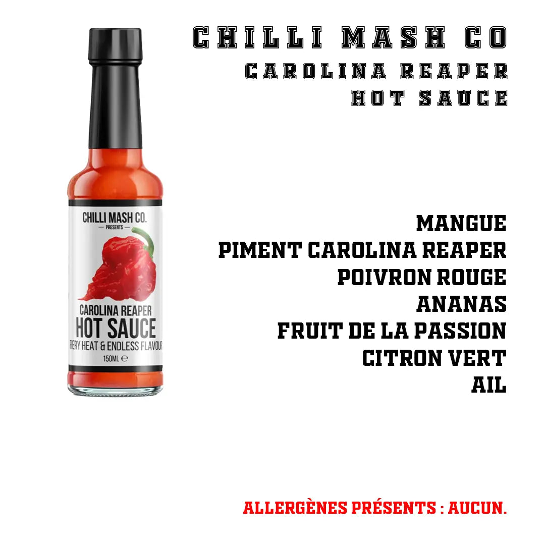 Chilli Mash Co - Carolina Reaper Hot Sauce Chilli Mash Co
