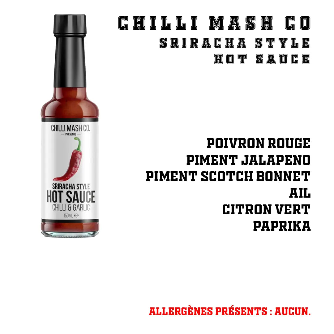 Chilli Mash Co - Sriracha Style Hot Sauce Chilli Mash Co