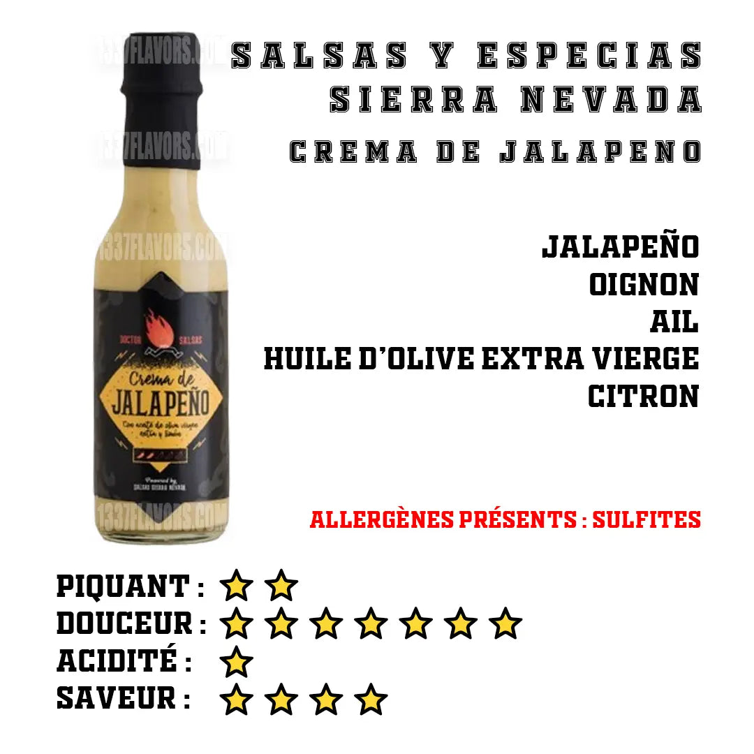 Doctor Salsa by Salsas Sierra Nevada - Crema De Jalapeno Salsas Y Especias Sierra Nevada SL