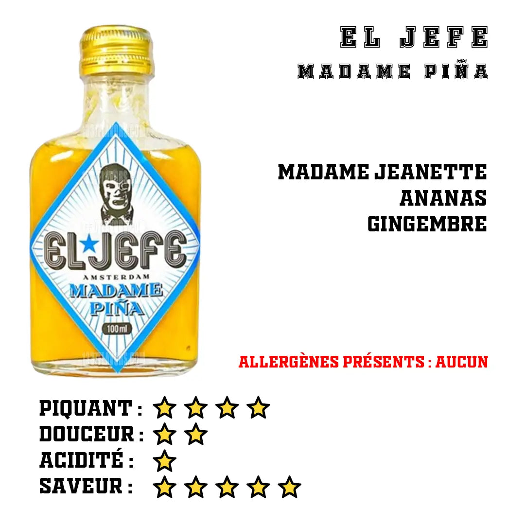 El Jefe - Madame Piña El Jefe Hot Sauce