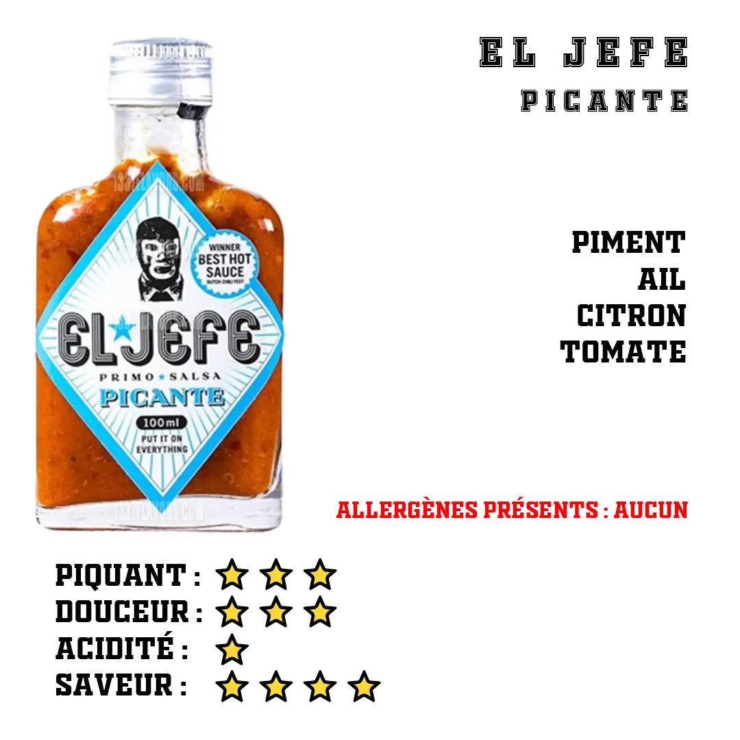 El Jefe - Picante El Jefe Hot Sauce