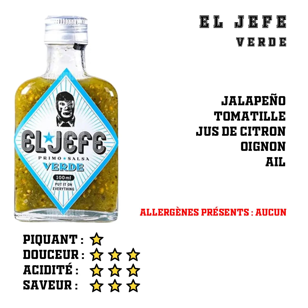 El Jefe - Verde El Jefe Hot Sauce