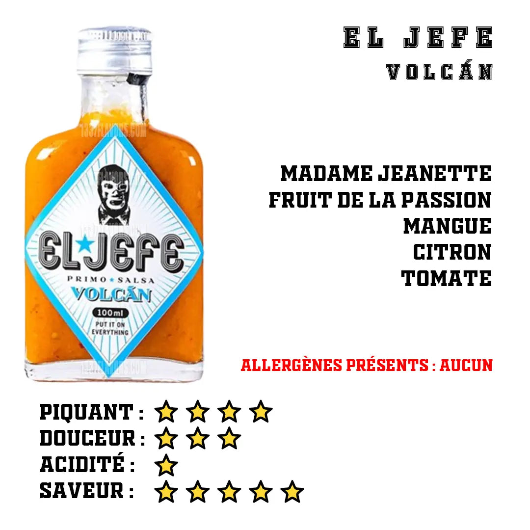 El Jefe - Volcan El Jefe Hot Sauce