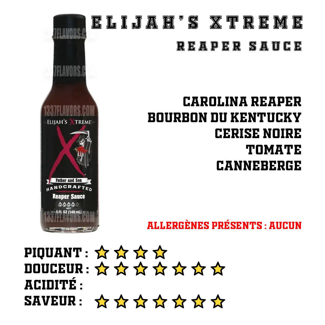 Elijah's Xtreme - Reaper Sauce Elijah's Xtreme Gourmet Sauces