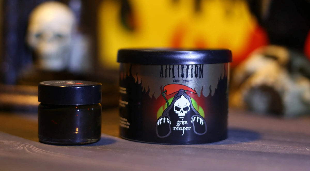 Grim Reaper - Affliction - 9 millions d'extrait de piment Scoville Dorset Chilli Shop