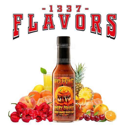Hellfire - Angry Orange Hellfire Hot Sauce Inc