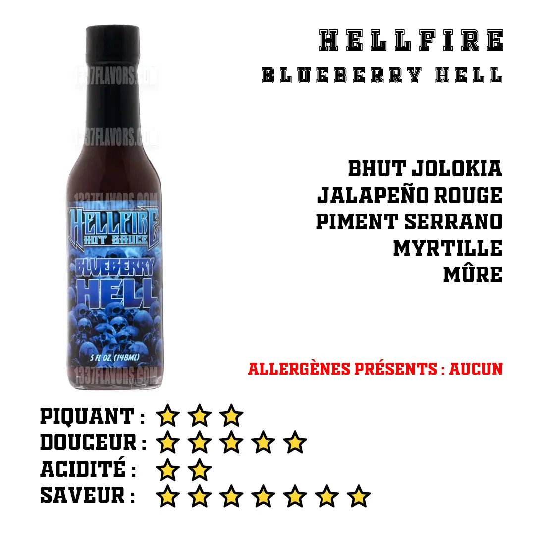 Hellfire - Blueberry Hell Hellfire Hot Sauce Inc
