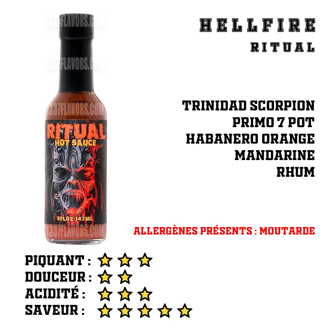 Hellfire - Ritual Hellfire Hot Sauce Inc