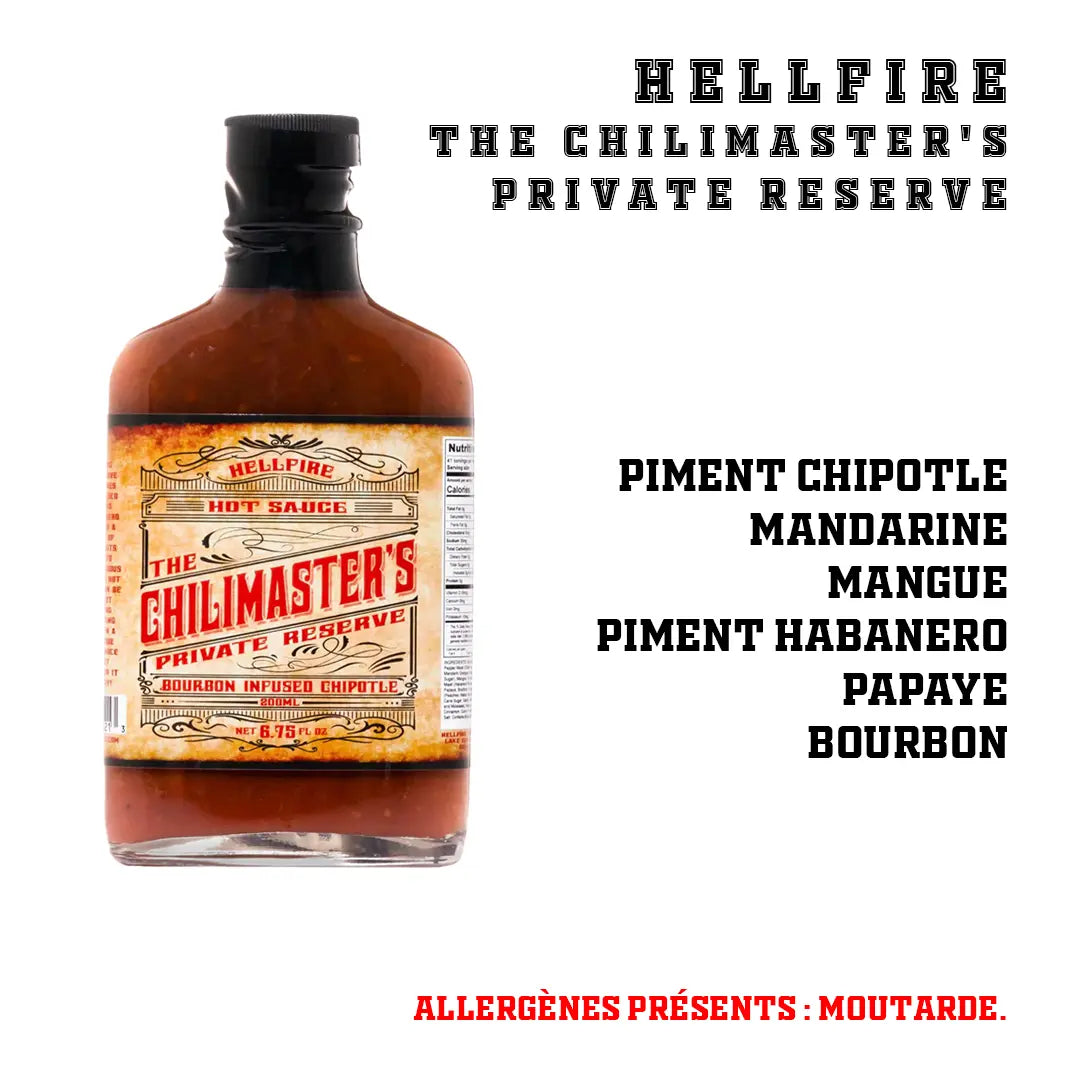Hellfire - The Chilimaster's Private Reserve Hellfire Hot Sauce Inc
