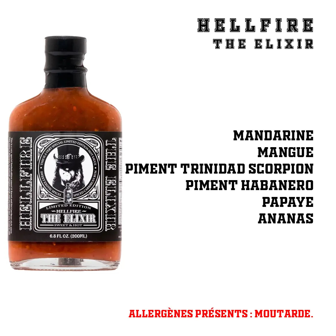 Hellfire - The Elixir Hellfire Hot Sauce Inc