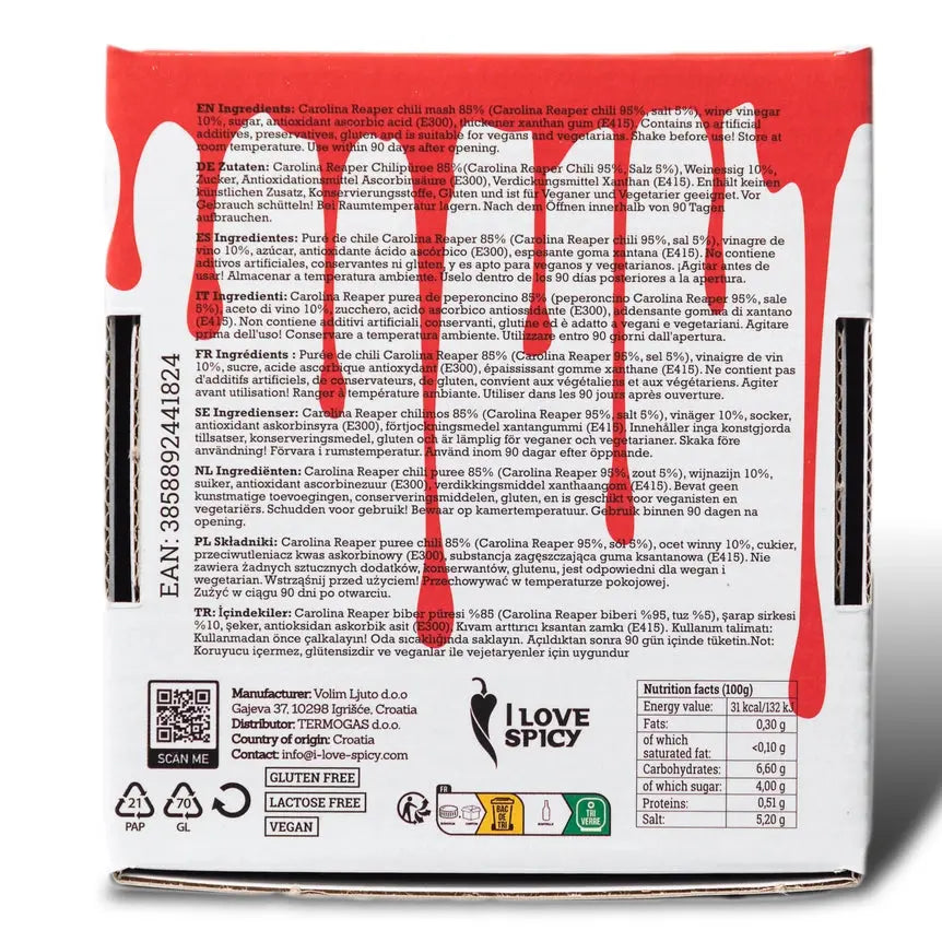 La sauce piquante Reaper 20ml – Pepper Pulse Volim Ljuto