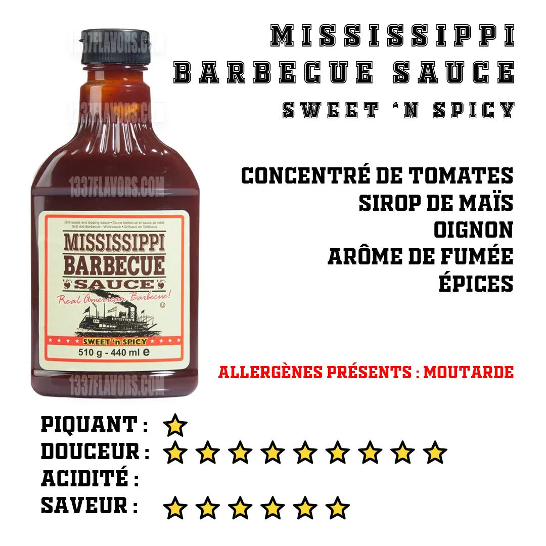 Mississippi Barbecue Sauce - Sweet 'n Spicy Mississippi Barbecue Sauce