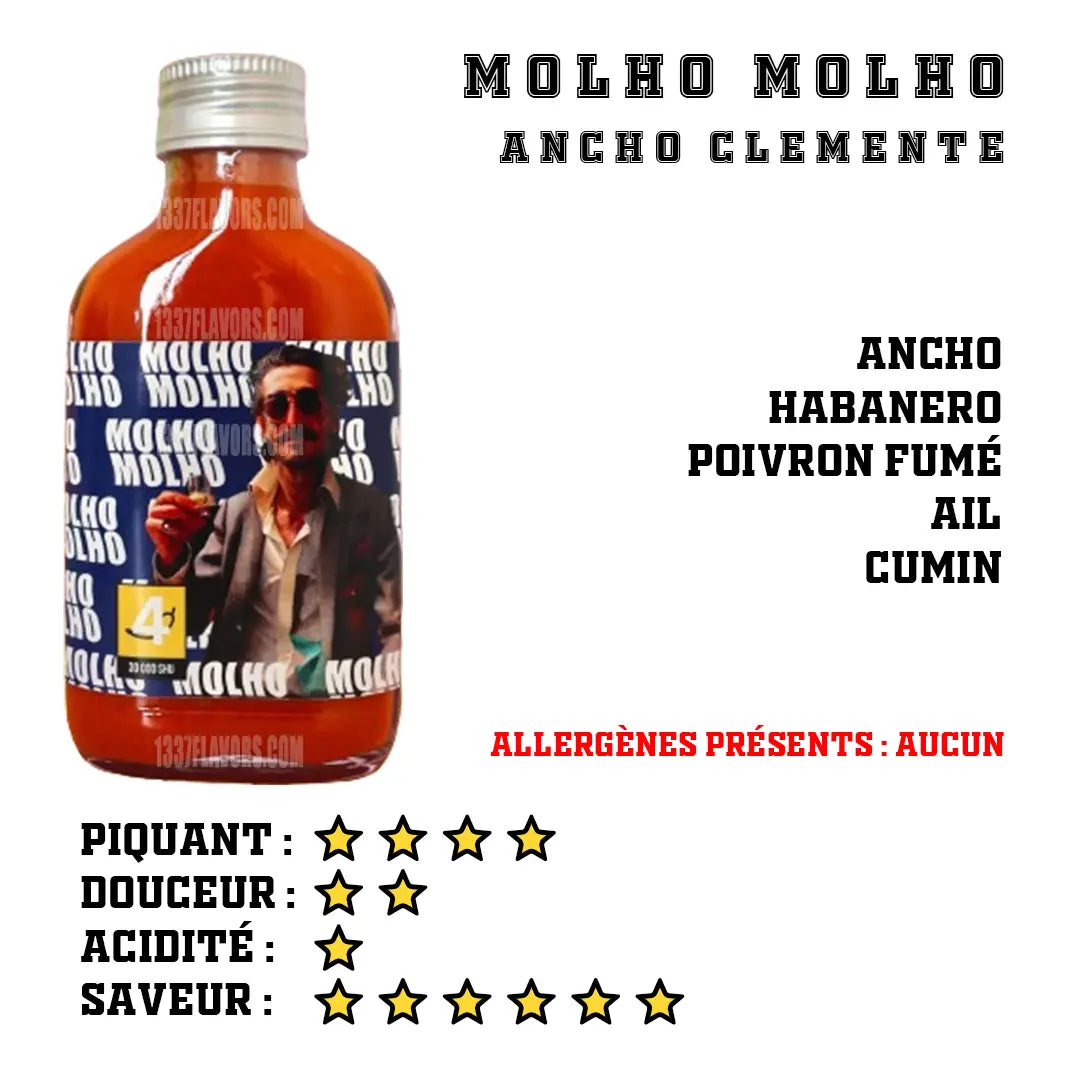 Molho Molho - Ancho Clemente Molho Molho