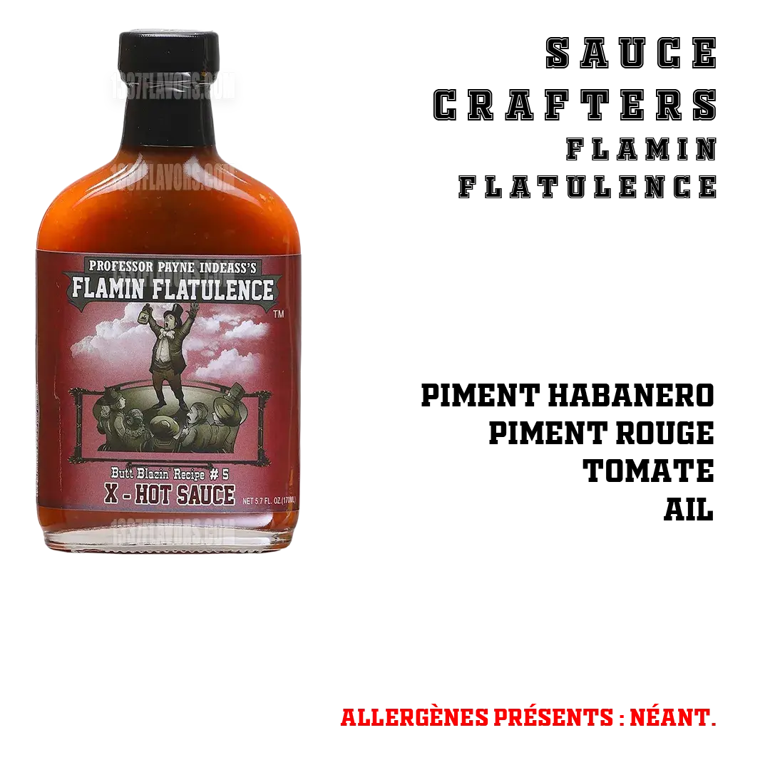 Sauce Crafters - Flamin' Flatulence 1337 Flavors