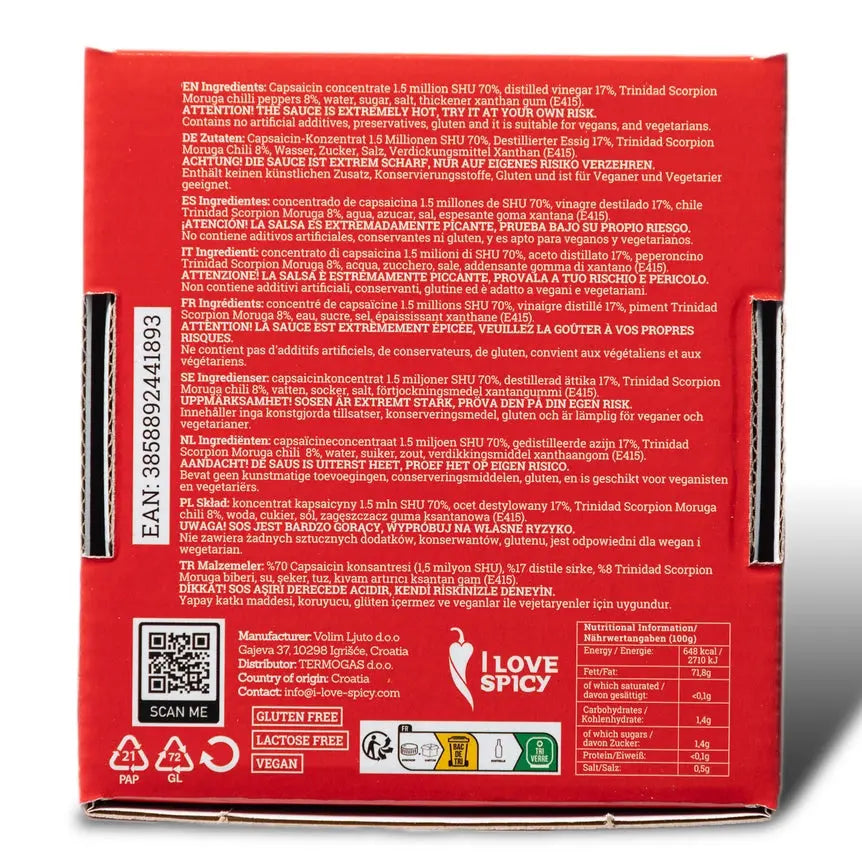 Sauce piquante La Dernière Cène 20ml – Pepper Pulse Volim Ljuto