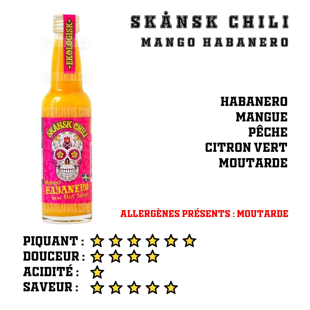 Skånsk Chili - Mango Habanero EKO Skånsk Chili