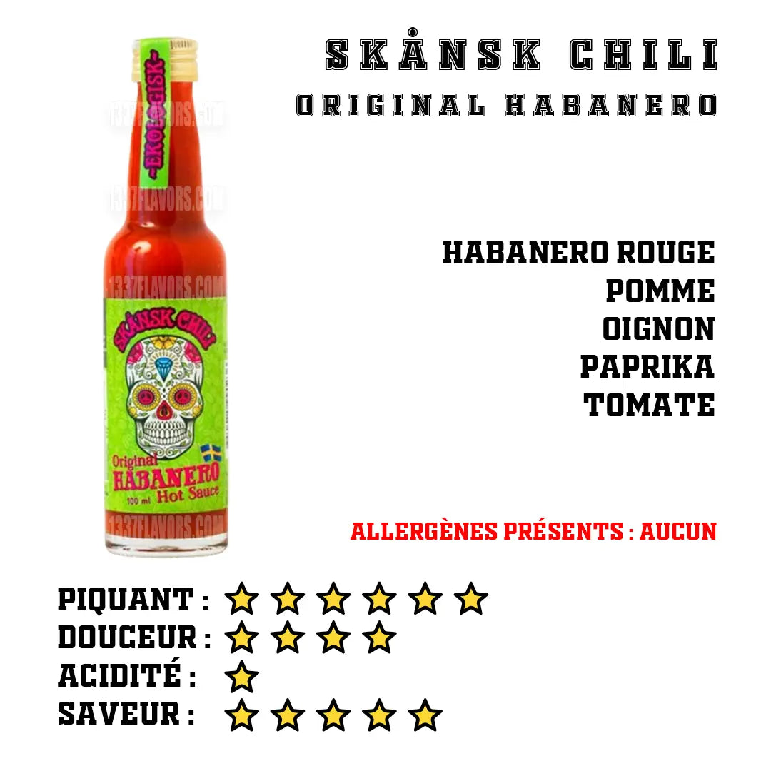 Skånsk Chili - Original Habanero EKO Skånsk Chili