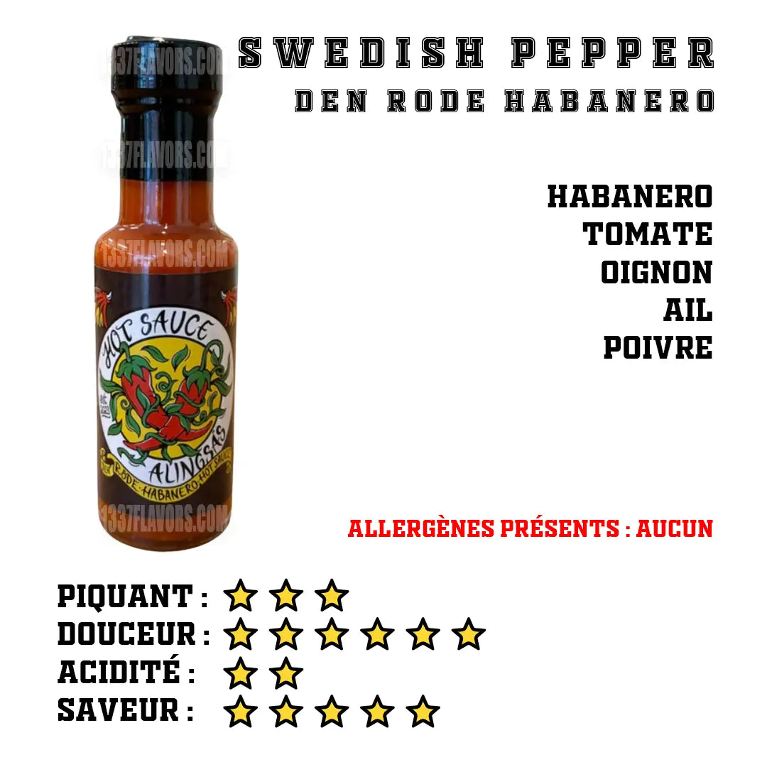 Swedish Pepper - Den Röde Habanero Swedish Pepper