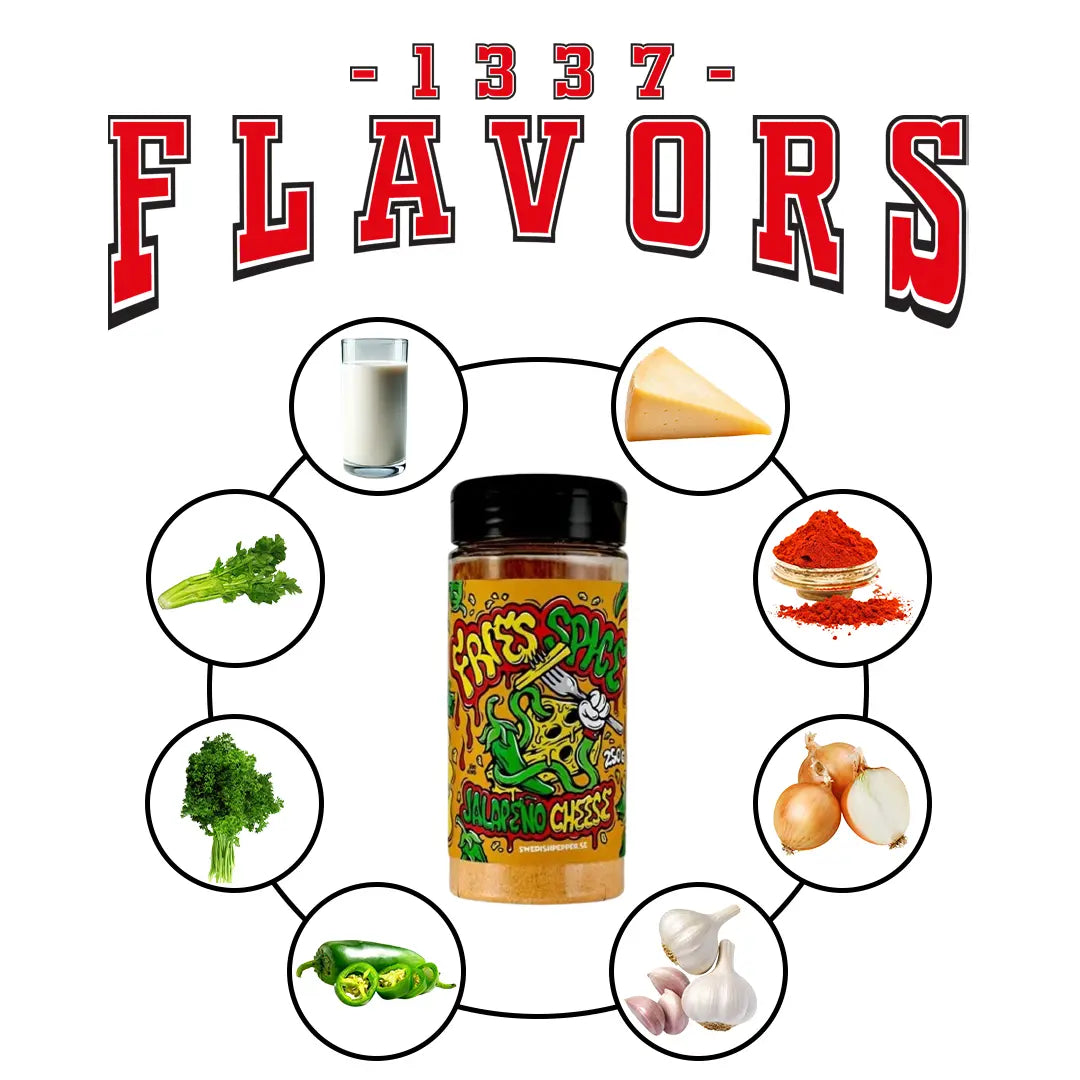 Swedish Pepper - Fries Spice Jalapeno Cheese Swedish Pepper
