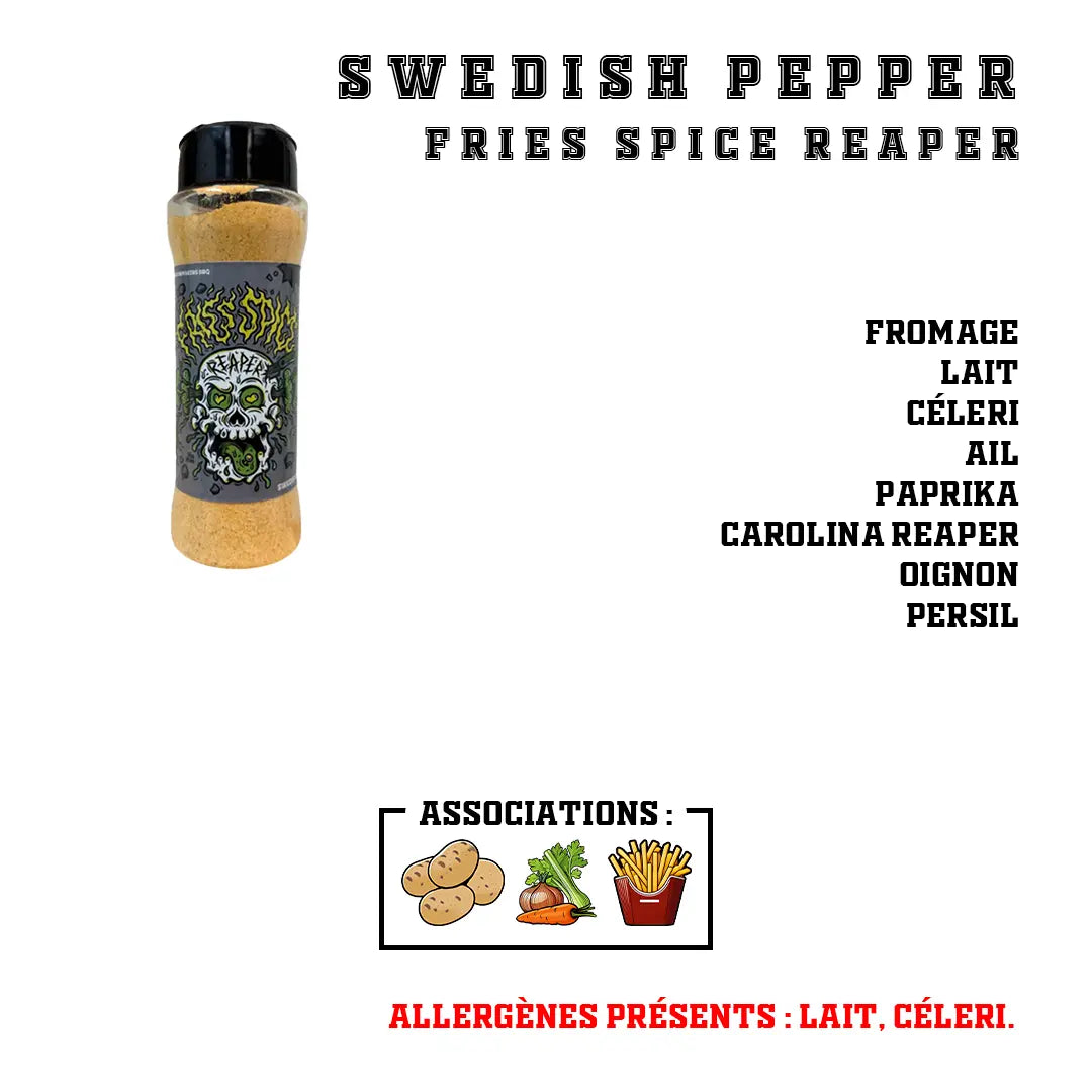 Swedish Pepper - Fries Spice Reaper Swedish Pepper