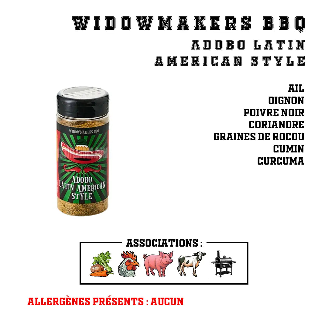 Widowmakers BBQ - Adobo Latin American Style Widowmakers BBQ