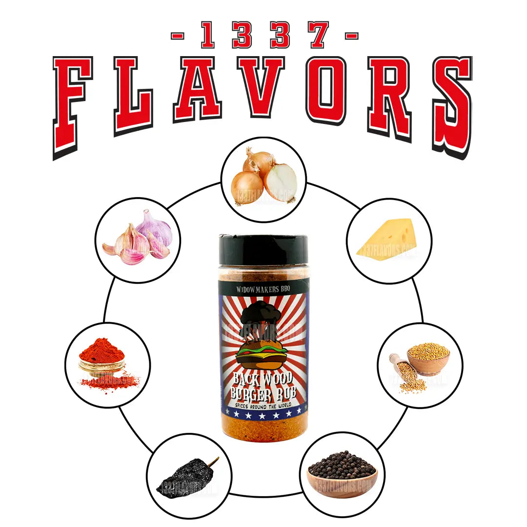 Widowmakers BBQ - Backwood Burger Rub Widowmakers BBQ