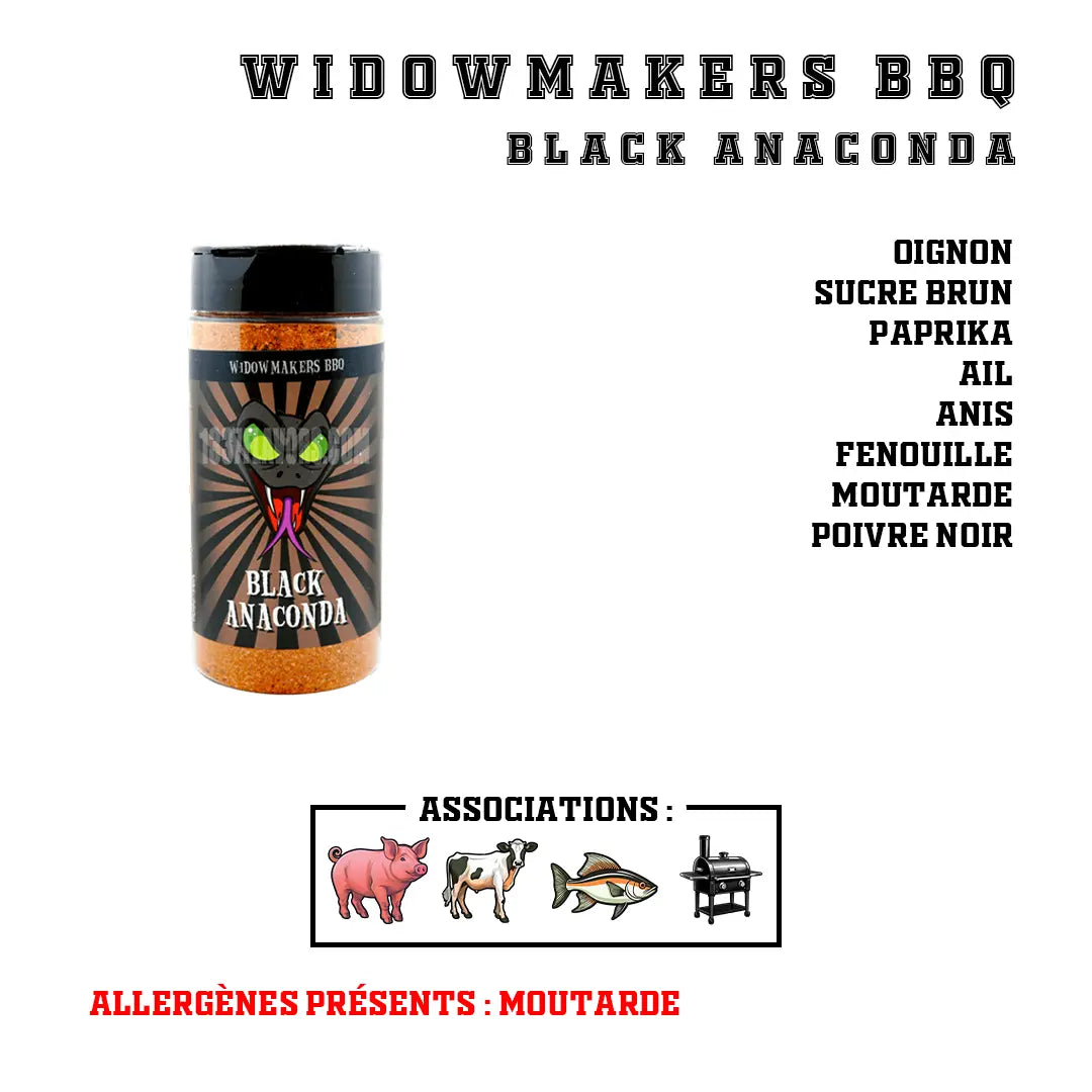 Widowmakers BBQ - Black Anaconda Widowmakers BBQ