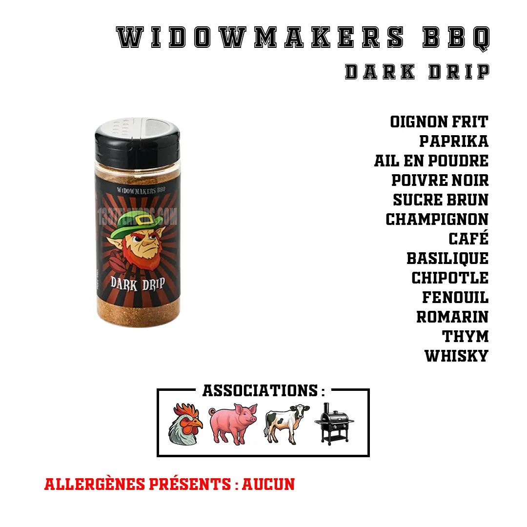 Widowmakers BBQ - Dark Drip Widowmakers BBQ