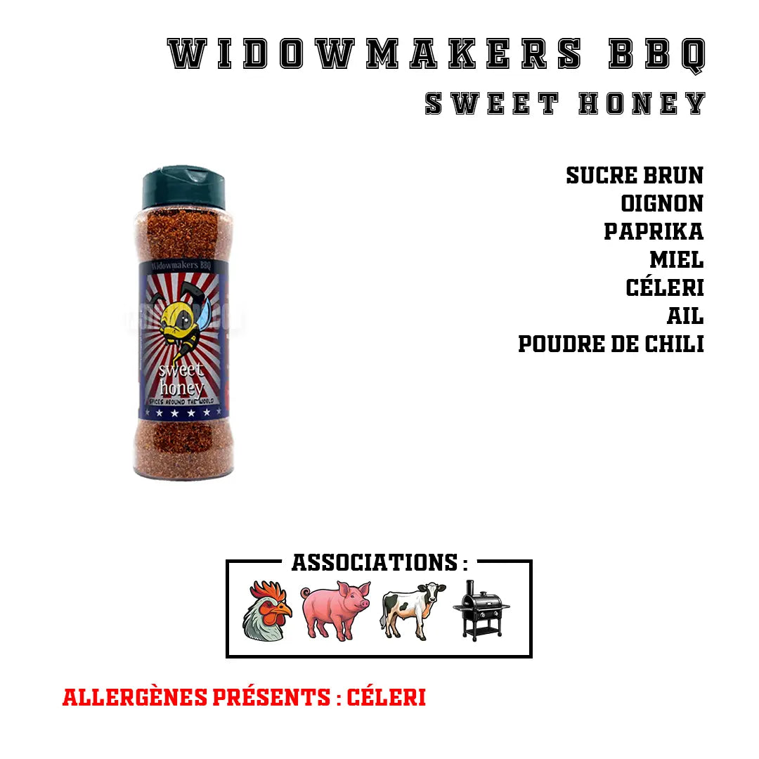 Widowmakers BBQ - Sweet Honey Widowmakers BBQ