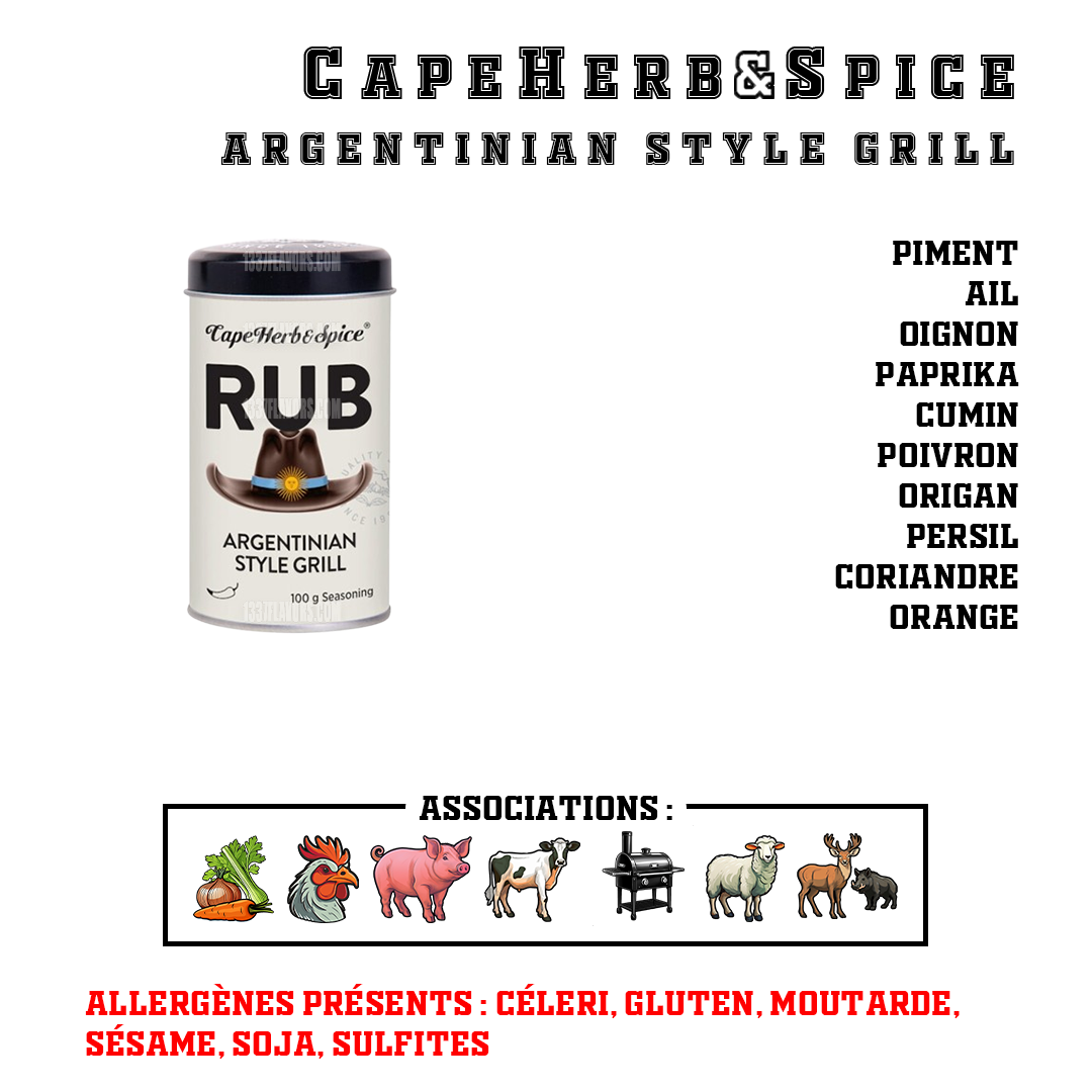 CapeHerb&Spice - RUB Argentinian Style Grill