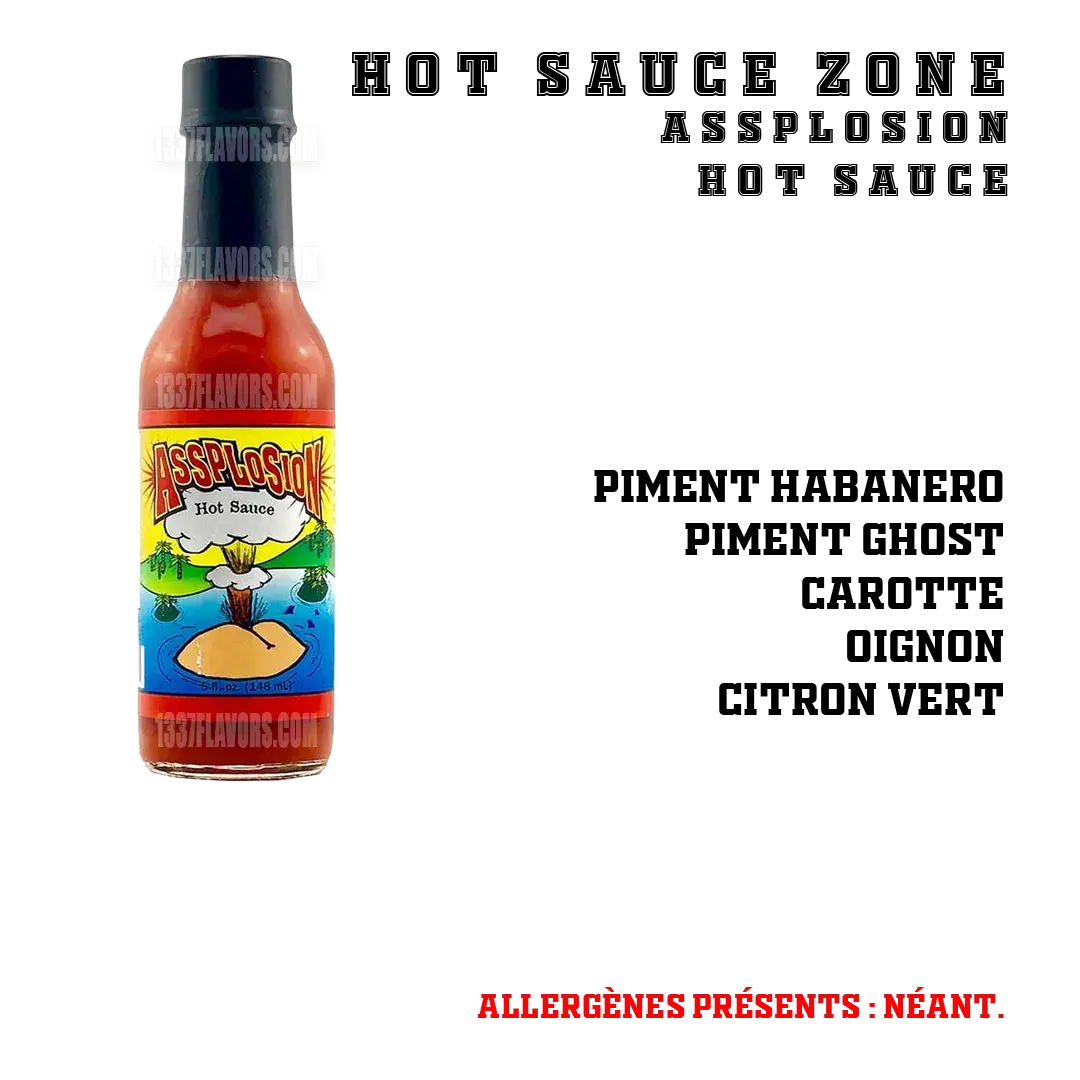 Assplosion Hot Sauce Hot Sauce Zone
