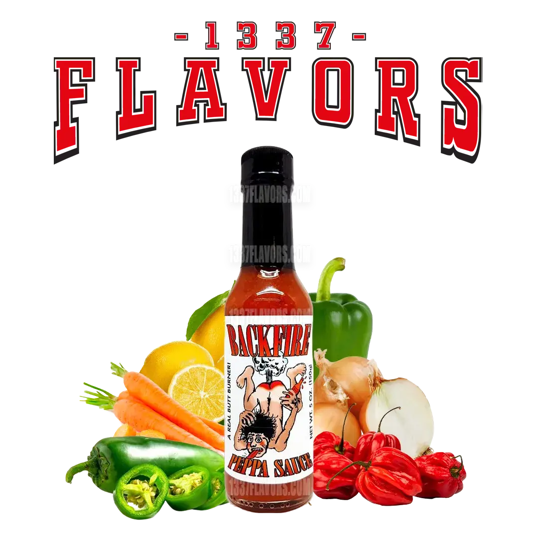 Backfire Peppa Sauce Fireworks Fiery Foods