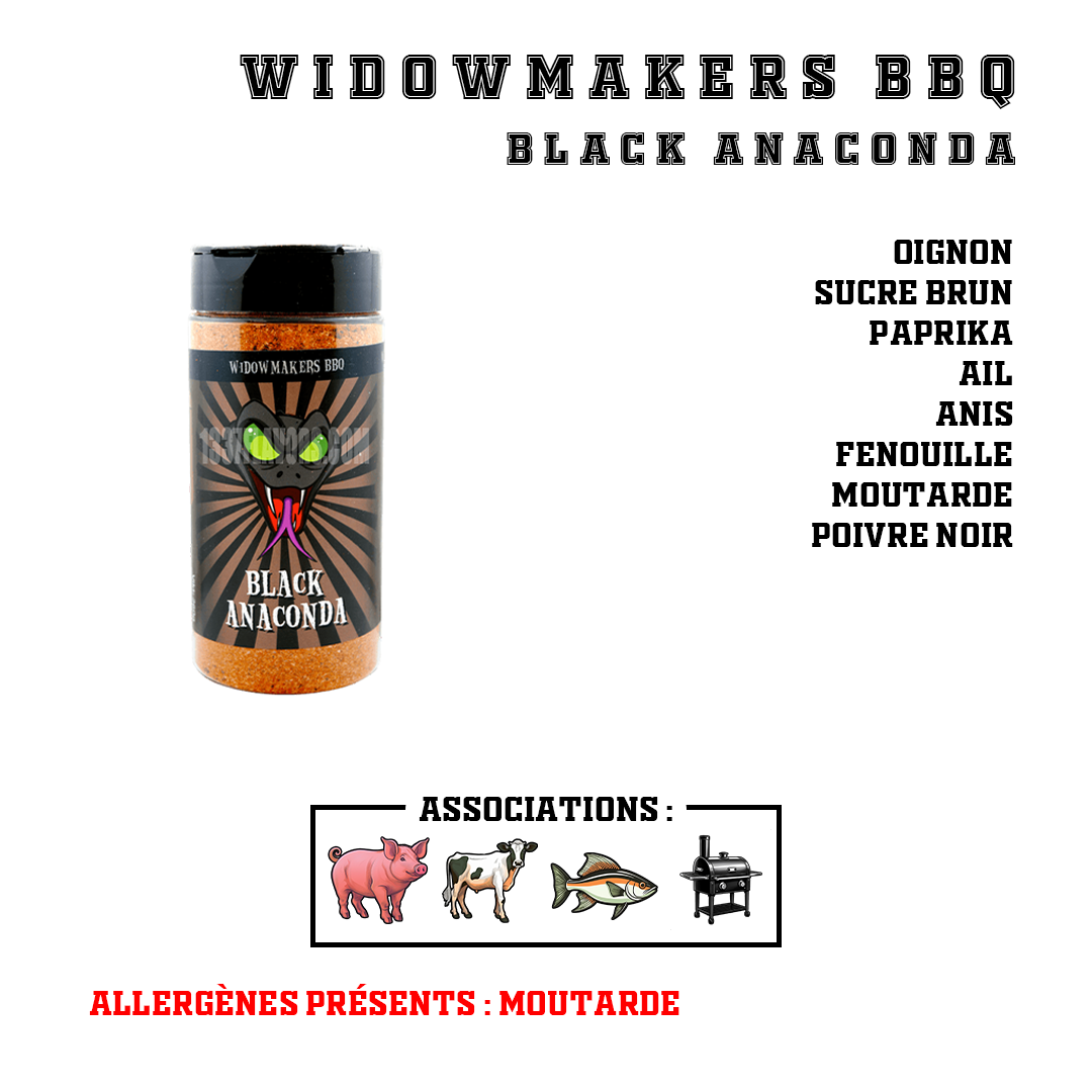 Widowmakers BBQ - Black Anaconda