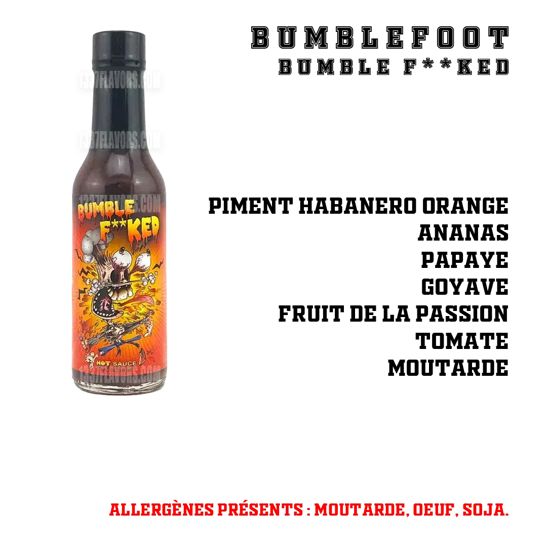 Bumble F**ked Hot Sauce Bumblefoot