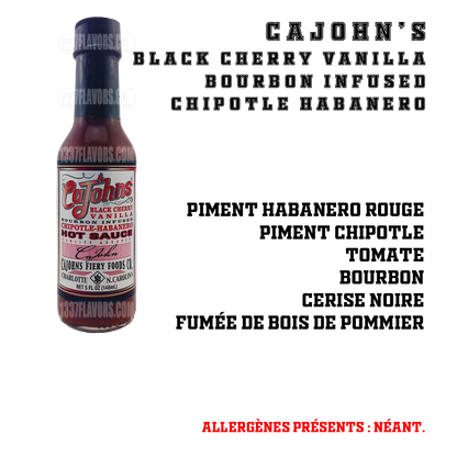 CaJohn's - Black Cherry Vanilla Bourbon Infused Chipotle Habanero Cajohn's