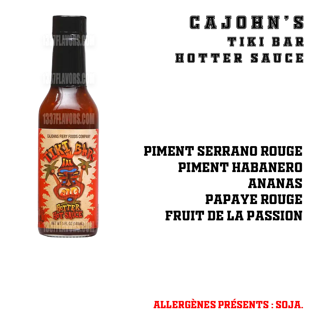 CaJohn's - Tiki Bar Hotter Sauce Cajohn's